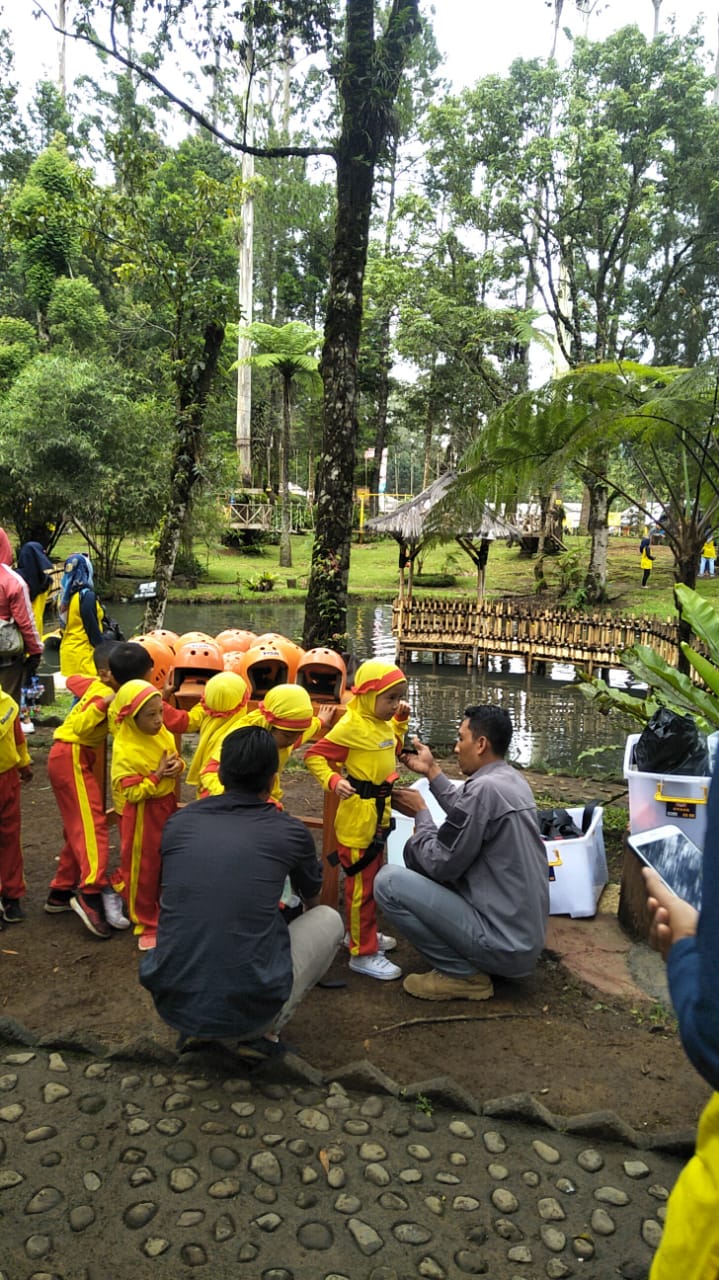 Pengenalan sejak usia dini dalam menggunakan alat keselamatan ketika berkegiatan di alam terbuka. Pengenalan sejak usia dini dalam menggunakan alat keselamatan ketika berkegiatan di alam terbuka.